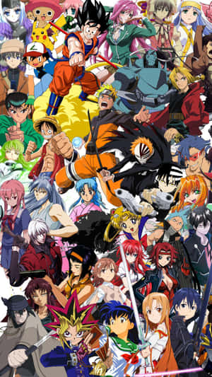 Animeverdenen er fyldt med mangfoldige og fængslende karakterer — Sød anime Wallpapers