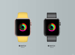 Apple Watch Series to baggrund — Apple Watch Wallpapers