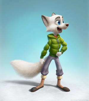 Arctic Justice Swifty baggrund — Vivo X Fold Wallpapers