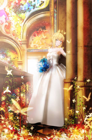 Artoria Pendragon Wedding Dress wallpaper — 2:3 Wallpapers