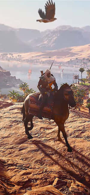 Iphone X Assassin's Creed Origins baggrund — iPhone 12 Wallpapers