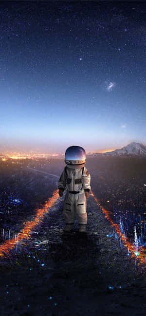 Astronaut baggrund — Honor Win Turbo Wallpapers