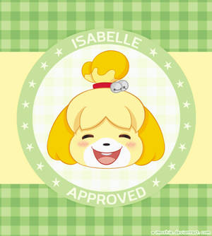 Sød HD Isabelle Animal Crossing wallpaper — Galaxy Z Fold Wallpapers