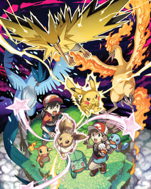 "At Samle Det Hele: Pokemon-rivaliseringer Hjælper Med At Skubbe Hver Spiller Til At Blive Den Bedste" — Apple Watch Ultra Wallpapers