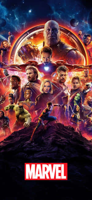 Iphone Xs Marvel Baggrund — Moto G77 Power Wallpapers