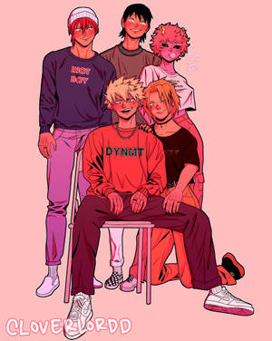 Bakusquad Pink Aesthetic tapet — 4:5 Wallpapers