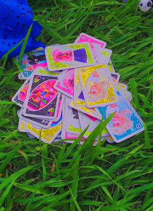 Barbie Uno-kort baggrund — Oppo Pad 6 Wallpapers