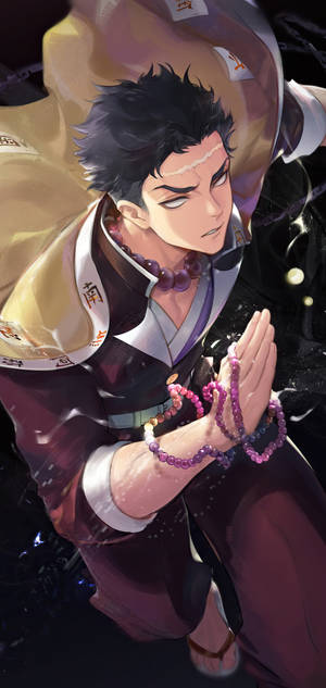 Bedende Gyomei Himejima Fanart wallpaper — iPhone 11 Pro Wallpapers