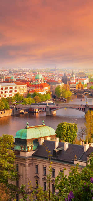 Betagende tåget solopgang over Panoramas klipper — Motorola Wallpapers