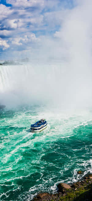 iPhone X Niagara Falls Baggrund — IQOO Z10x Wallpapers