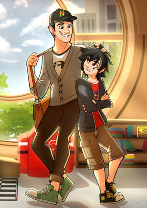 Big Hero 6 Hamada-brødrene wallpaper — IQOO Pad5 Wallpapers