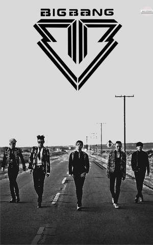 Bigbang Monokrom Plakat wallpaper — RedMagic Tablet Wallpapers