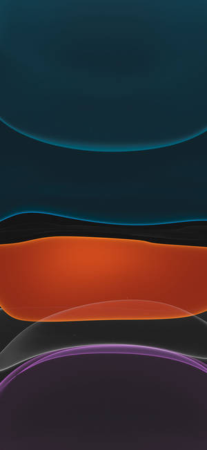 Blå orange lilla baggrundskunst til iPhone 11. — iPhone 11 Pro Max Wallpapers