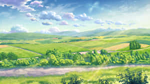 Anime-landskabsbaggrund — Anime landskab Wallpapers