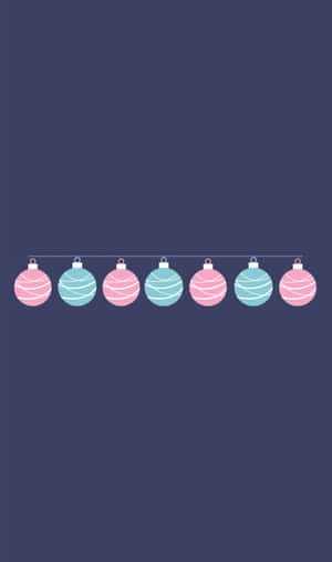 Julebaggrund til telefon — Æstetisk jul Wallpapers