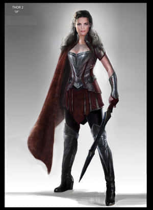 Billede Lady Sif - Skjoldmø fra Asgård — iPad Pro 12.9 Wallpapers