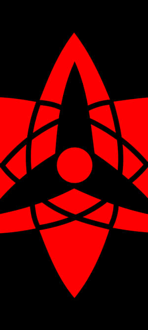 Minimalistisk Sharingan — 20:9 Wallpapers
