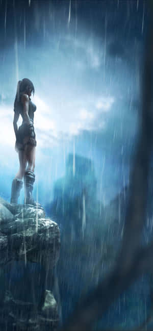 Iphone Xs Max Rise Of The Tomb Raider Baggrund — iPhone 15 Pro Max Wallpapers