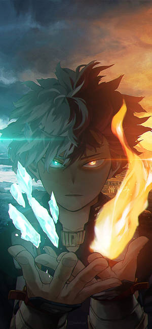 Deku X Todoroki X Bakugou — Galaxy A07s Wallpapers