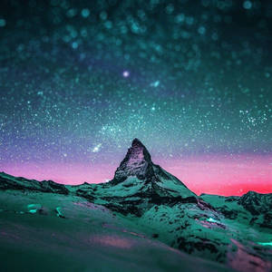 Bjergtop vinter iPad wallpaper — iPhone Se Wallpapers