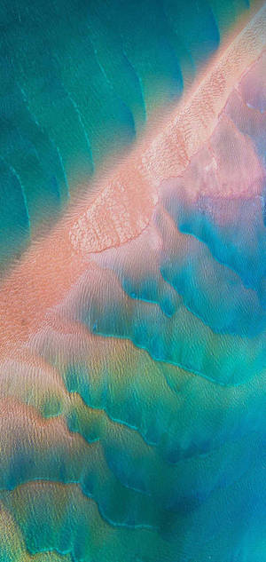 Note 10 abstrakt blåt havvand tapet — iPhone 11 Pro Max Wallpapers