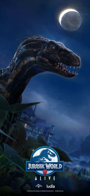 Blå Jurassic World — Vivo X300 Ultra Wallpapers