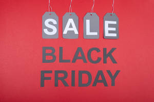 Black Friday rød udsalg tapet — 3:2 Wallpapers