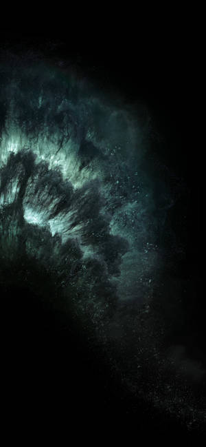 Mørk iPhone 11 baggrund med røglignende overflade. — iPhone 11 Pro Max Wallpapers
