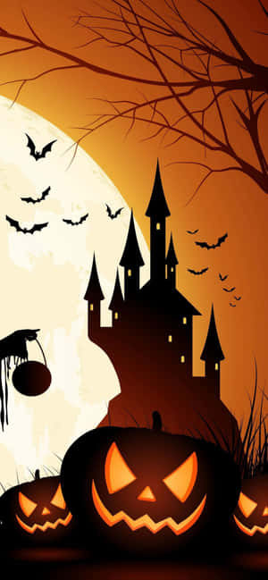 Bliv kreativ med dit Halloween-kostume ved hjælp af din iPhone. — Halloween iPhone Wallpapers
