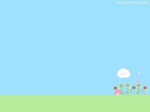Blomster mark baggrund sød skrivebord — Sød skrivebord Wallpapers