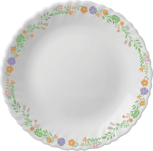 Blomstermønstret keramisk tallerken — Blomst GIF Wallpapers