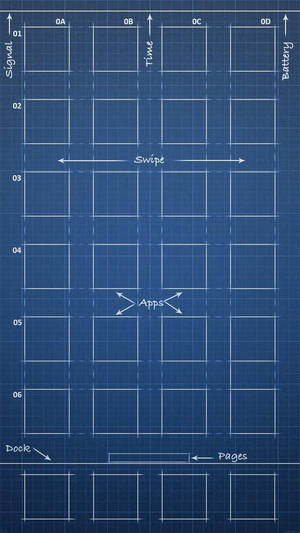 Blueprint iPhone SE — iPhone Se Wallpapers