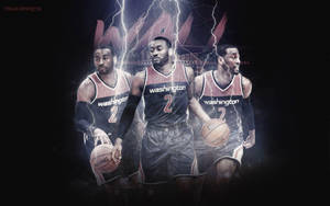 Bradley Beal Lightning Effect wallpaper — Skærmbeskytter Wallpapers