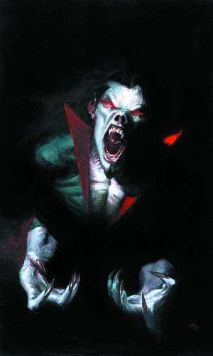 Brølende Morbius wallpaper — Dæmpet Wallpapers