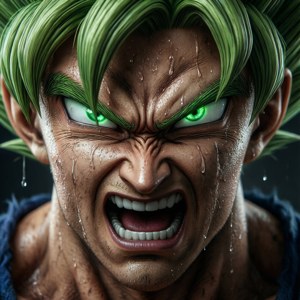 Nærbillede af Brolis følelsesladede ansigt under transformation. — Tecno Phantom V Flip2 Wallpapers