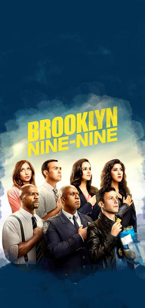 Brooklyn Nine Nine Blå Fan Art wallpaper.