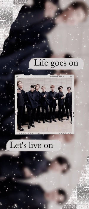 BTS Life Goes On Talebobler — Galaxy Z Flip Wallpapers