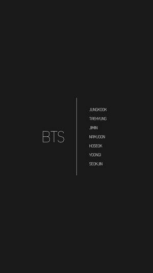 BTS medlemmers navne Tumblr æstetik tapet
