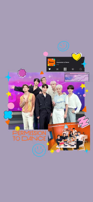 BTS Permission to Dance — iPhone Xs Wallpapers