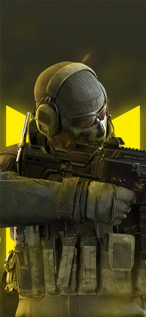 Call Of Duty: Mobile Logo Ghost Close-up — Galaxy S25 FE Wallpapers