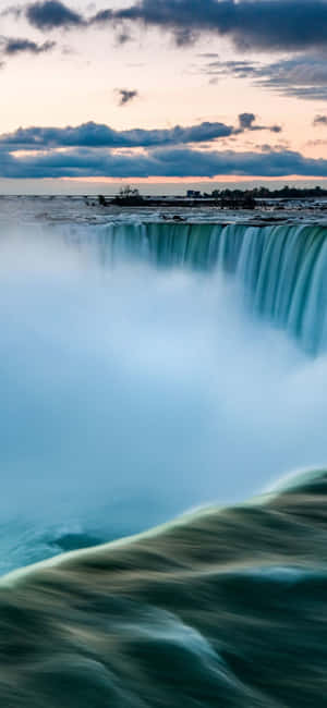 Iphone X Niagara Falls Baggrund — Galaxy S25 FE Wallpapers