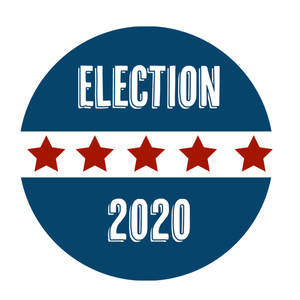 Valg 2020 klistermærke tapet — Ren Wallpapers