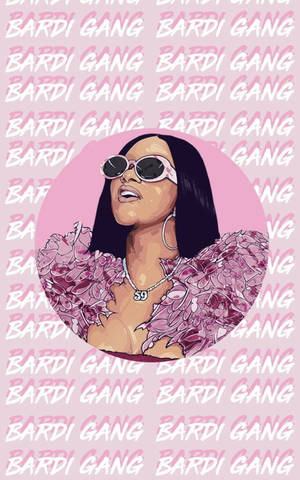 Cardi B Pink Bardi Gang tapet — Lenovo Idea Tab Wallpapers