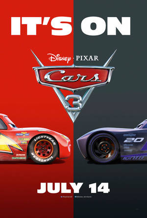 Cars 3 Plakat Lightning vs Jackson — Huawei MatePad Air (2026) Wallpapers