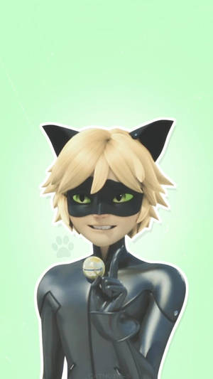 Cat Noir sødt gestus tapet — Cat Noir Wallpapers