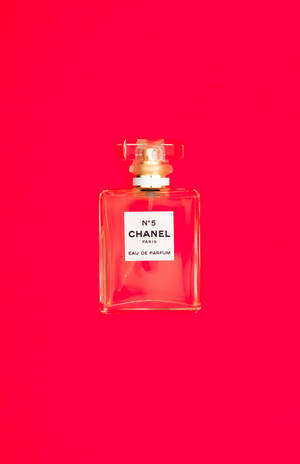 Chanel No. 5 rød æstetik wallpaper — Honor MagicPad4 Wallpapers