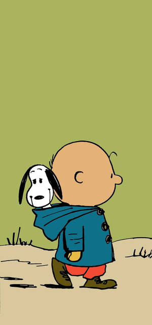 Charlie Brown i hættetrøje tapet — iPhone 16 Pro Max Wallpapers