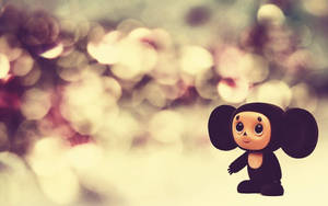 Cheburashka Bokeh Sød Skrivebordsbaggrund — Sød skrivebord Wallpapers