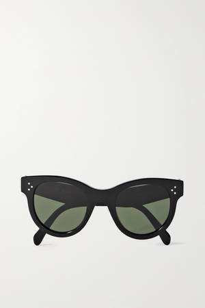 Chic Sort-Rund Celine Brille udstrålende Stil og Elegance — Xiaomi Pad 8 Pro Wallpapers
