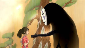 Spirited Away anime børn baggrund — Anime børn Wallpapers